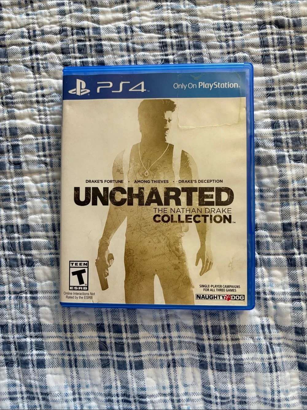 Sony PS4 Uncharted: The Nathan Drake Collection - Blue Case